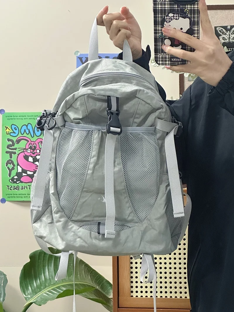 

2024 New Lightweight Outdoor Hiking Casual Mountain Climbing Bag ex Double oulder Sports Travel Cycling Bag for Men And...
