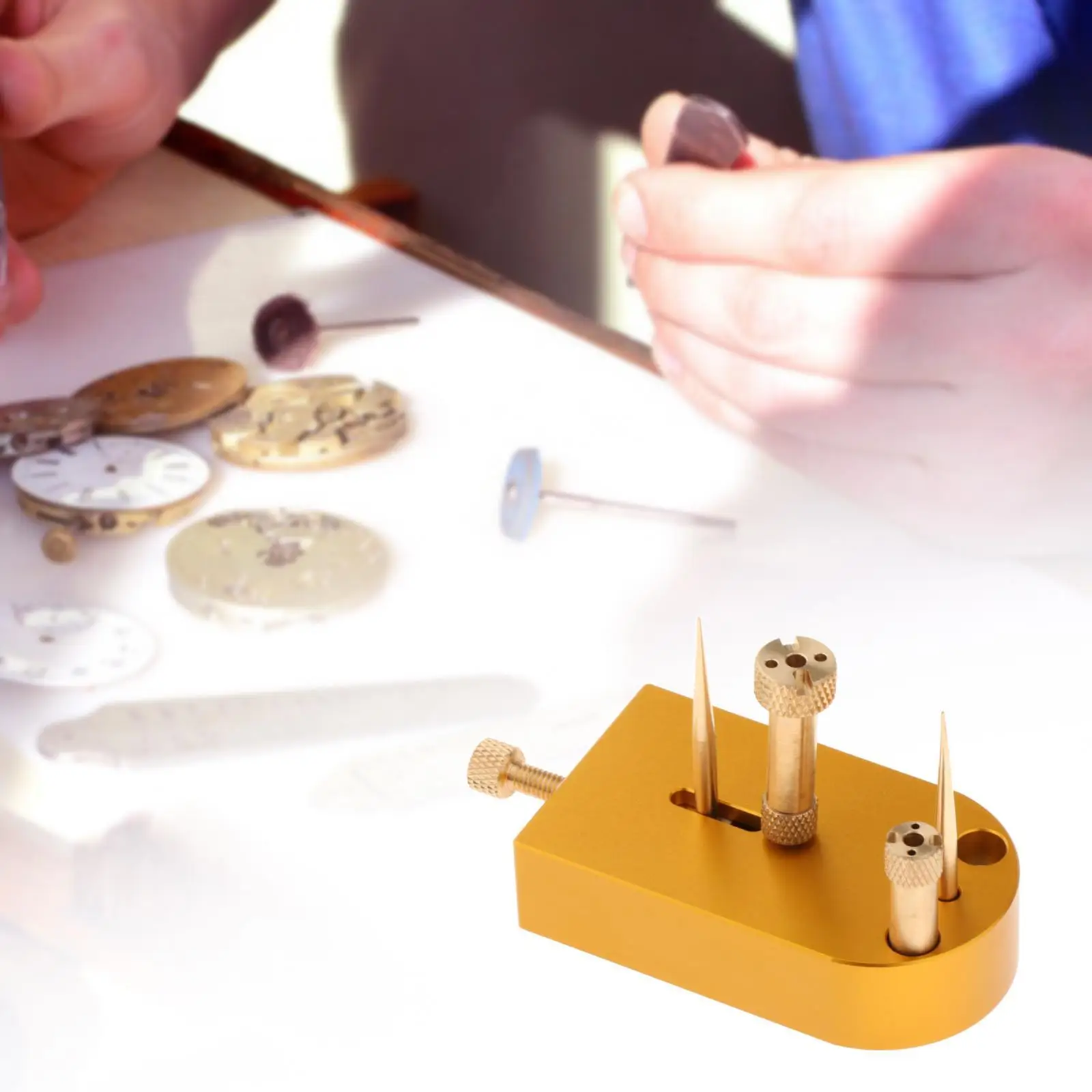 

Watch Balance Wheel Holder, Watch Balance Tack Tool, Watch Balance Stand, Watch Repair at Home, Easy to Use