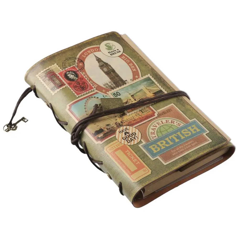 Personal Vintage Traveler Notebook Refillable Leather Journal Classic Writing Pads Gift