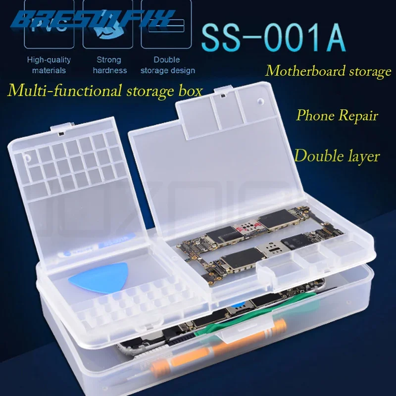 SUNSHINE SS-001A Multi Functional Mobile Phone Repair Storage Box For IC Parts Smartphone Opening Tools Collector Tools