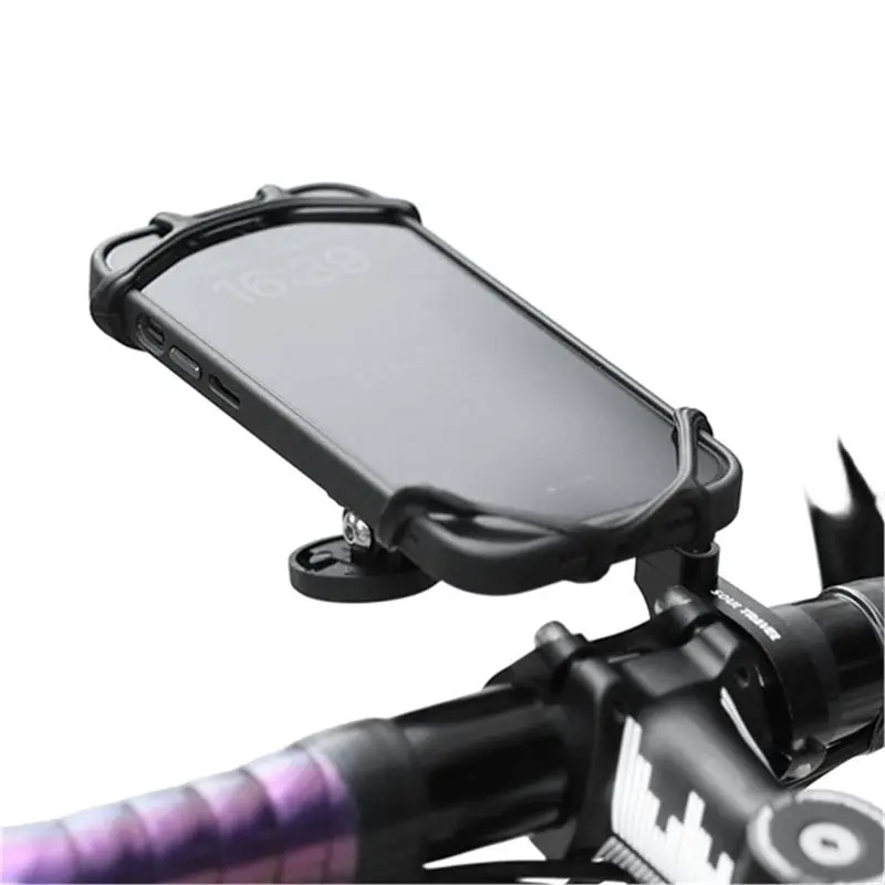 A89E-Bike Mobile Halter Halterung Fahrrad Telefon Mobile Silikon Halter Motorrad Stoßfest Für Garmin Schnittstelle