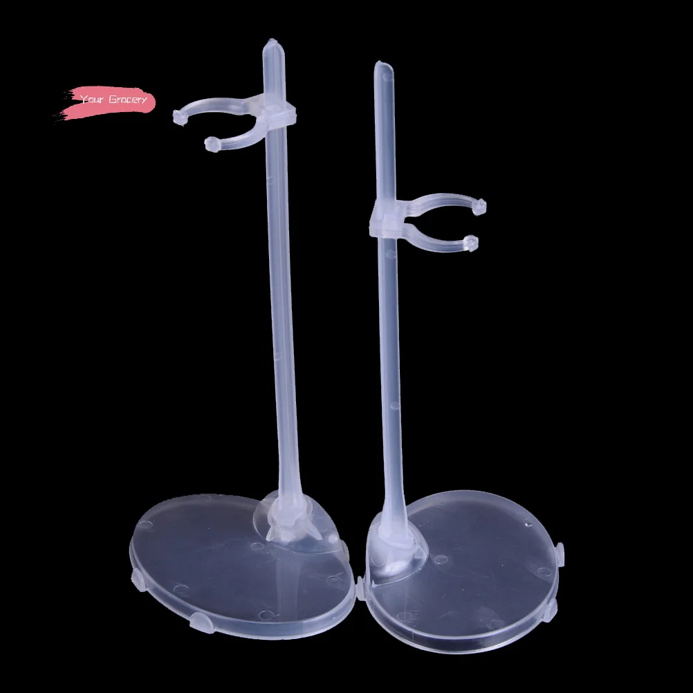 5個のプラスチック製人形スタンド ディスプレイホルダー コレクタブルフィギュア用の必須アクセサリー - 人形用の非調整可能なサポート