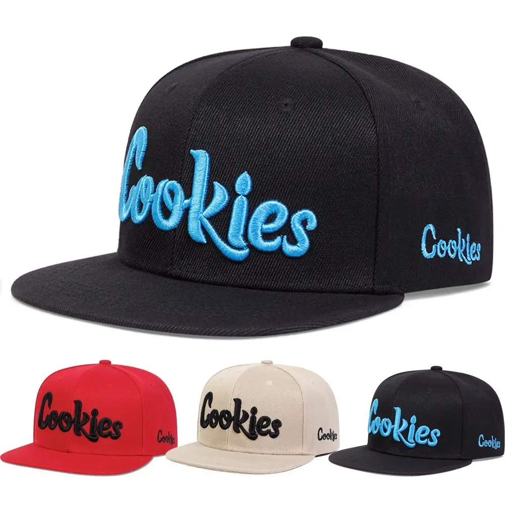 Fashion Adjustable Cookies Embroidery Hats Hip-hop Casual Snapback Caps Baseball Caps Man Women Outdoor Sports