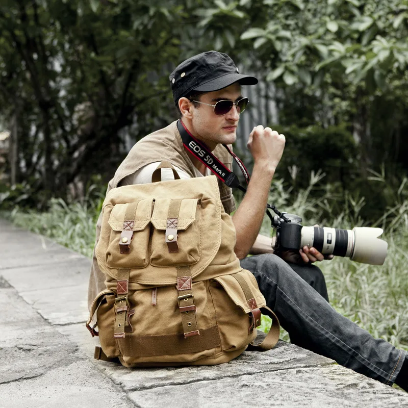 

Men's Outdoor Photography Backpack Camera Camera Bag Fashion Outdoor Backpack Rucksack Camera Bag