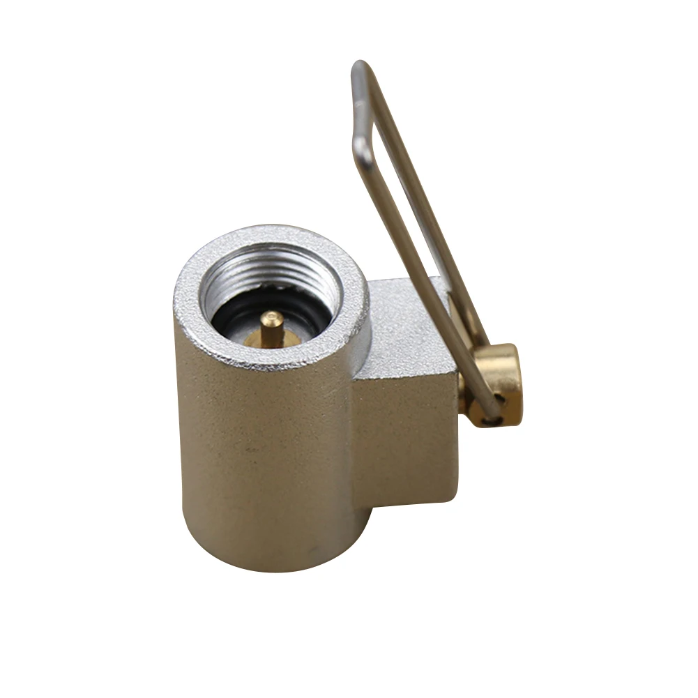 التخييم في الهواء الطلق محول تعبئة الغاز علبة الغاز موصل موقد الغاز الملحقات السفر أجزاء سهلة الحمل