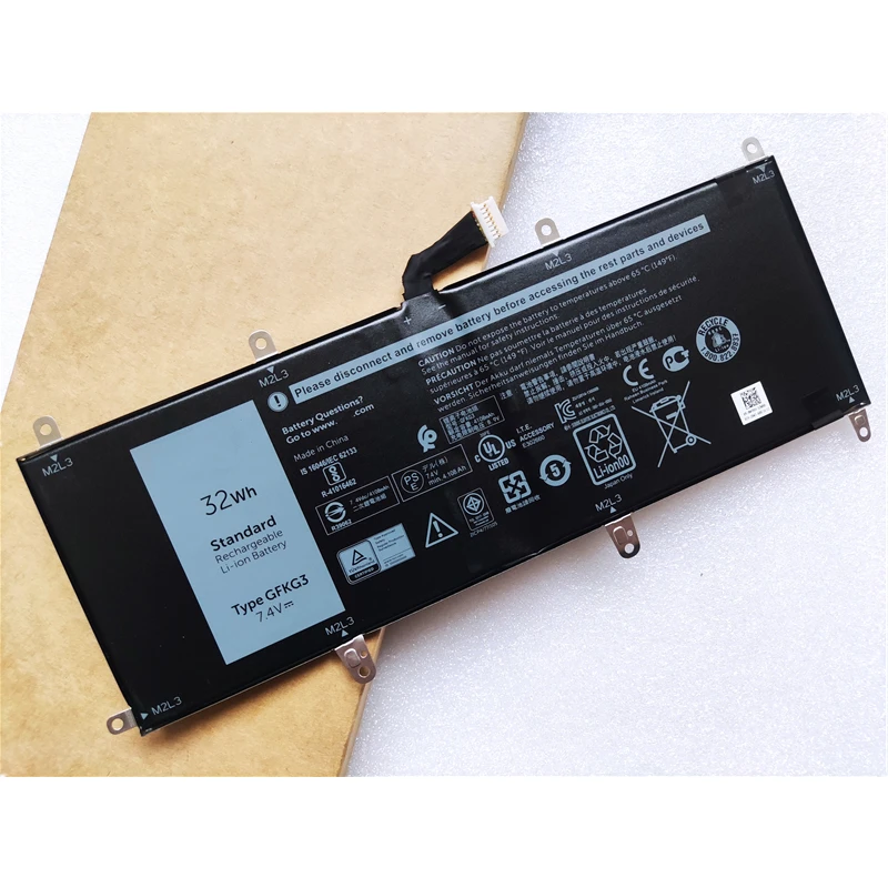 New GFKG3 0VN25R VN25R WH96V Laptop Battery 7.4V 32Wh For Dell Venue 10 Pro 5056 Tablet PC