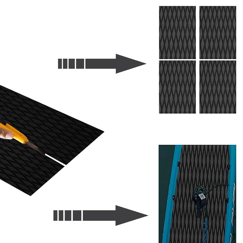 

Surfing Paddle Board Anti-Slip Sticker Kayak, Inflatable Boat, Cushion Boat, Motorcycle Fishbone Sticker boatfloor