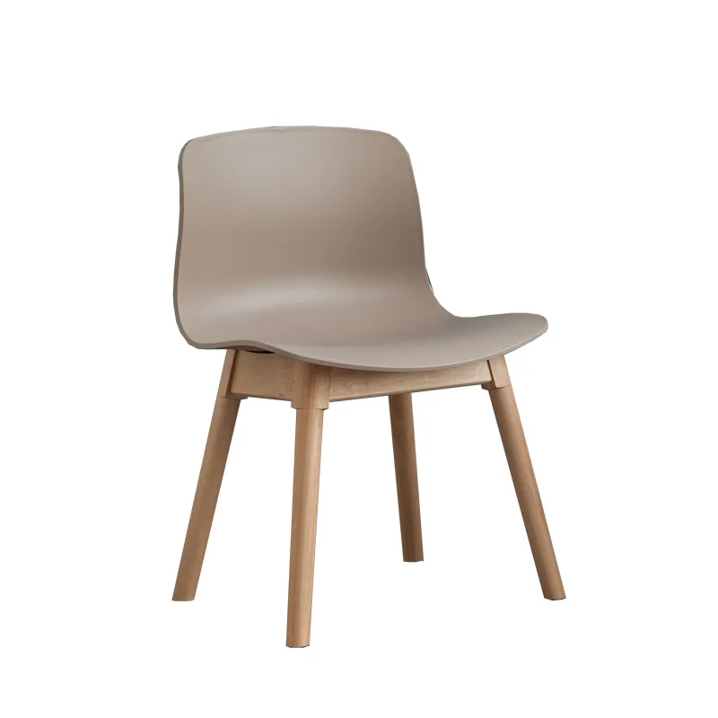 -A Nordic Minimalist Macaron Modern Plastic Dining Chairs Durable & Eco-Friendly for Home Restaurant Leisure Areas&