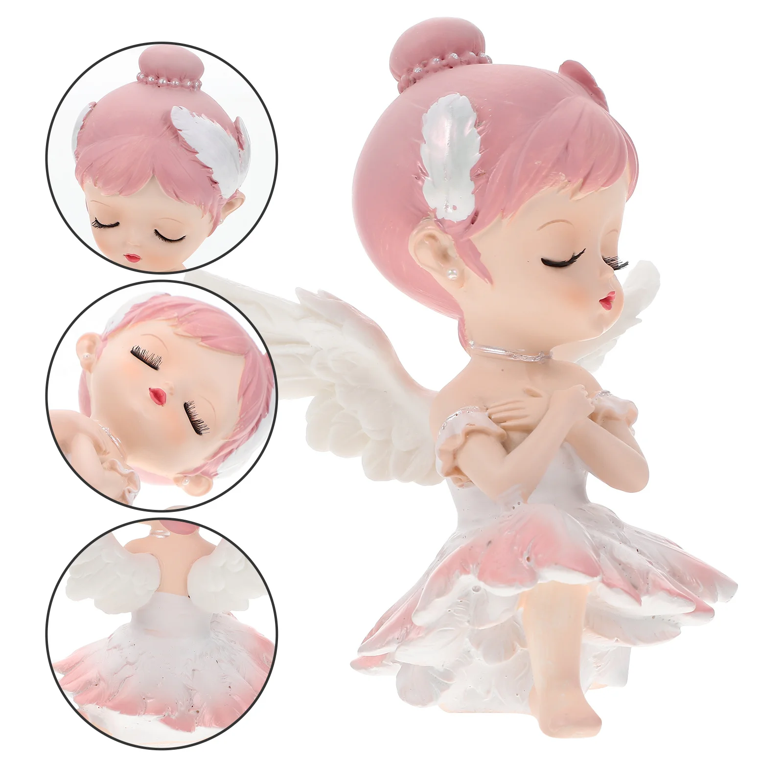 

Resin Cake Decor Ballet Figurines Gifts Home Decoration Tabletop Cake Top Adornment Lovely Shape Crafts