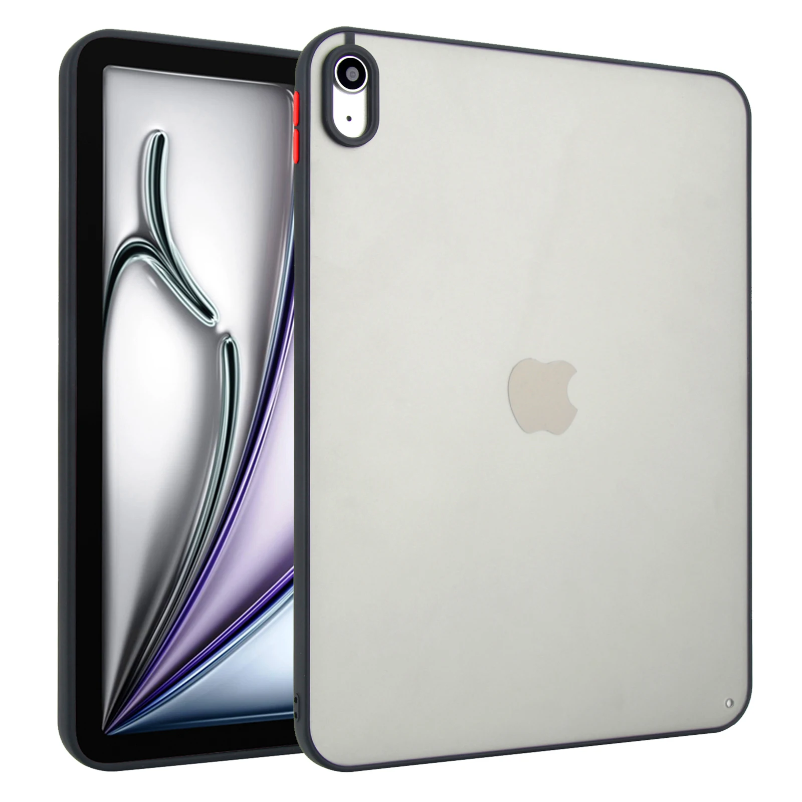 

Tablet Case For iPad Air 11 (2025) / (2024) / Air (2022) / (2020) Skin Touch Matte Acrylic TPU Shockproof Cover - Black