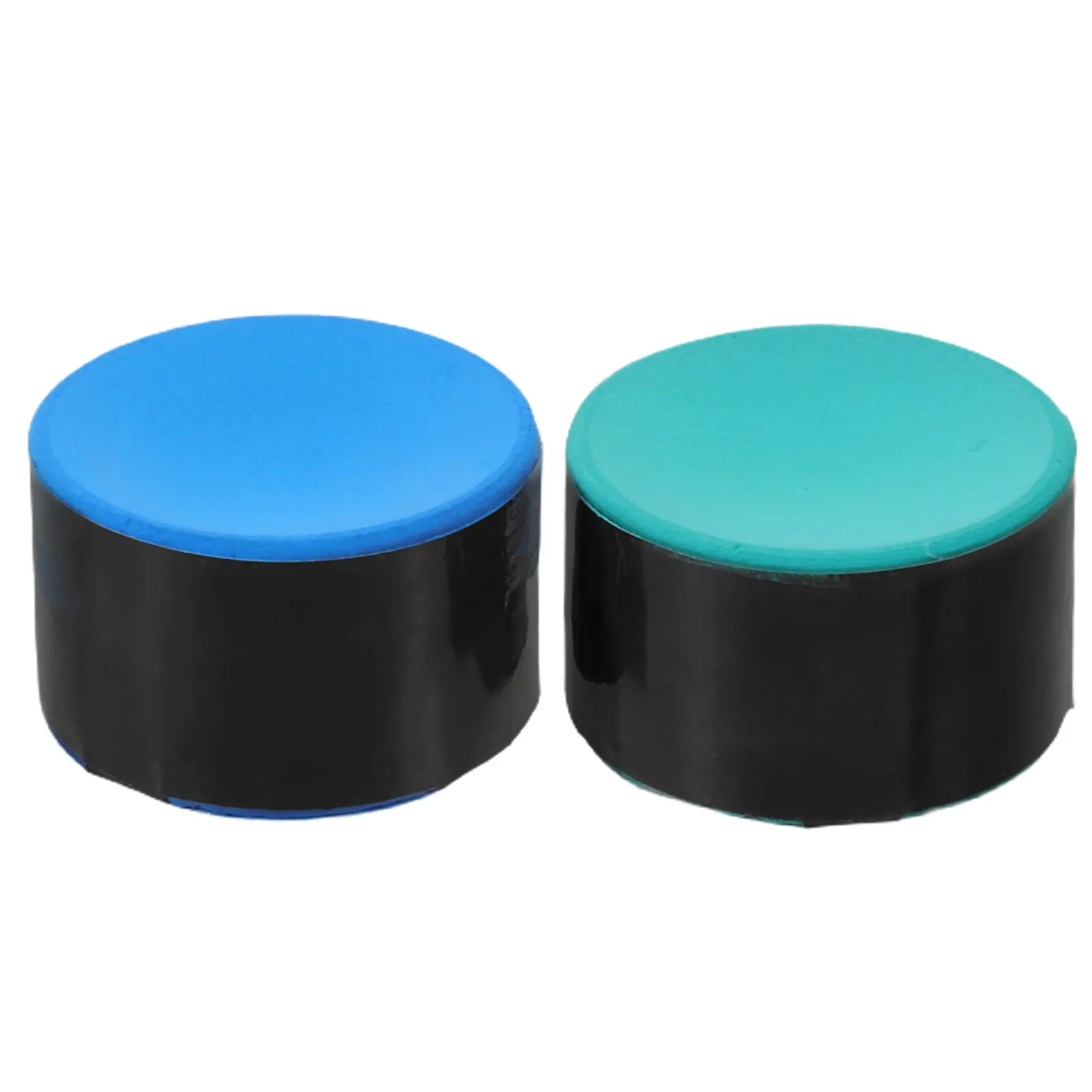

2Pcs Pool Cue Chalk Blue Green Round Professional Billiard Chalk Tournament Snooker Cue Tip Care Powder for Precise Shots
