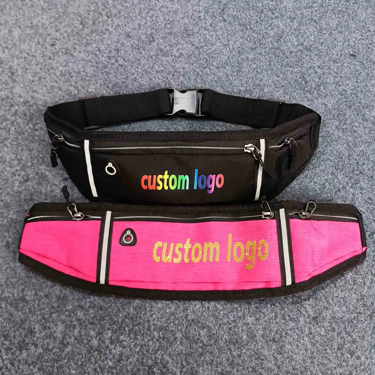 Custom Sports Waist Bag With Your Logo Belt Bag Mobile Phone Personalize Running Gym Bag Men Women Gift Cycling Fanny Bag