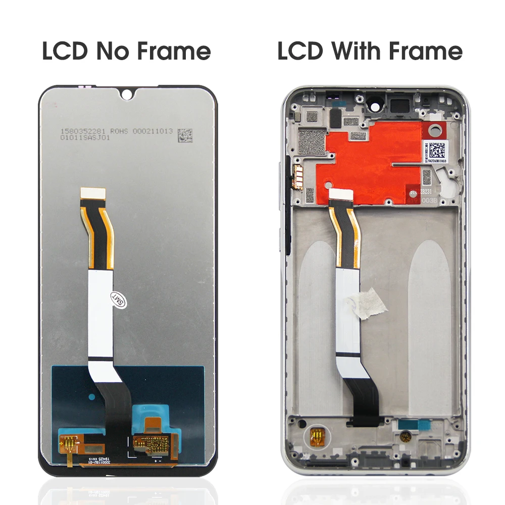 6.3\'\' For Xiaomi Redmi Note 8T LCD Display Touch Screen Digitizer Assembly For Redmi Note8T M1908C3XG Display With Frame