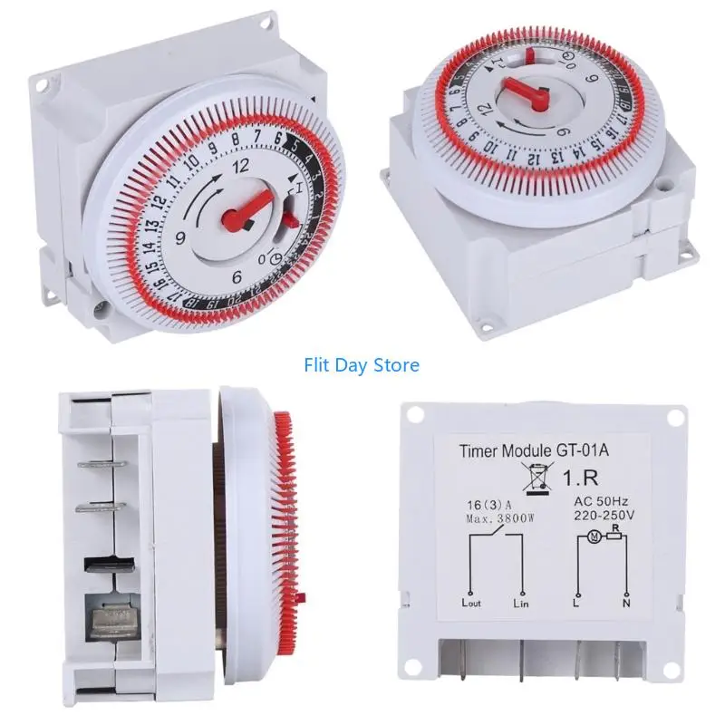 F92C Dials Timer 24 Hour Cycle Mechanical Timer Switches For Precise Time Setting