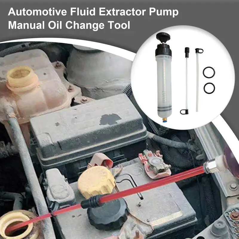

Car Engine Oil Extractor 500cc Steering Oil Change Suction Pump Anti-Leakage Manual Transfer Syringe For Pickups Trucks