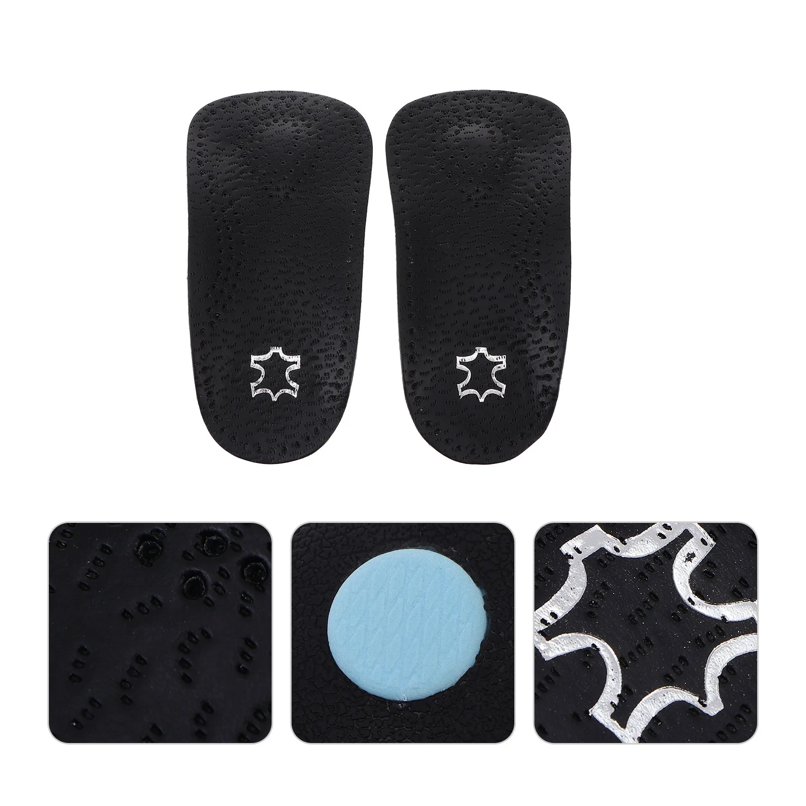 

1 Pair Breathable Arch Insoles Anti-Slip Shockproof Sweat Absorbing Comfortable Half Insoles For Foot Pain Relief Walking