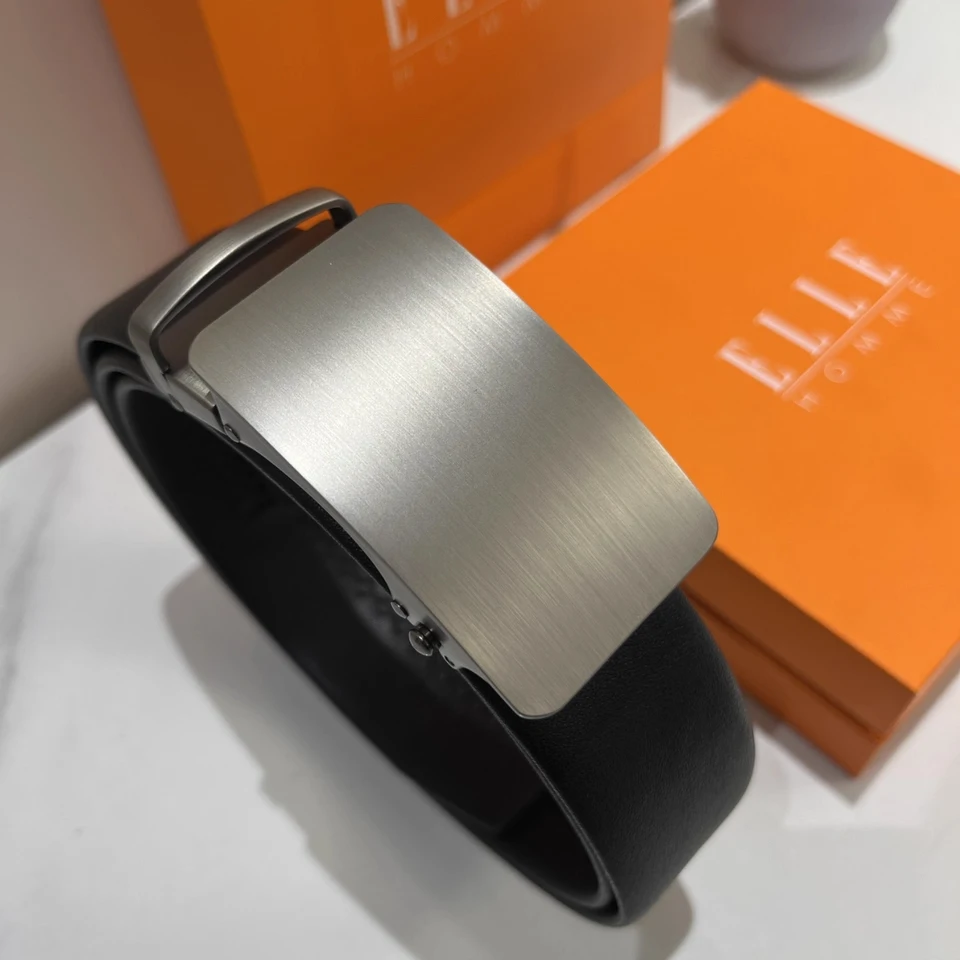 أزياء الرجال حزام جلد طبيعي التلقائي مشبك قابل للتعديل حزام السقاطة حزام البنطال الجينز حزام رسمي