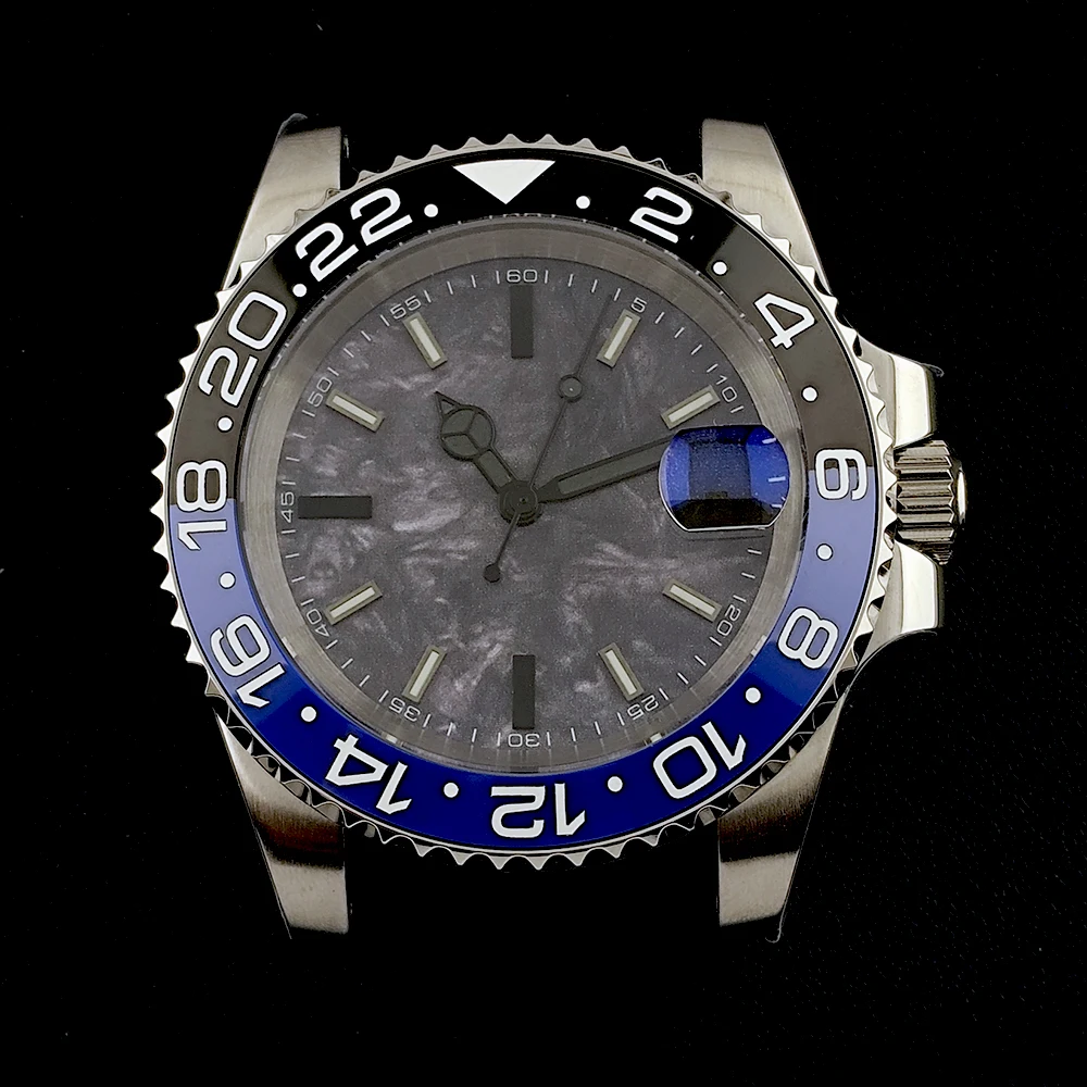 NH34/NH35 Case Men's Automatic Watch Stainless Steel Case Customized Logo Dial Suitable for NH34/NH35 Movement Watch Accessories