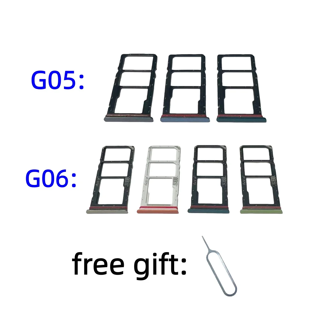 G05 G06 SIM Card Adapter Tray chip slot drawer Holder For Motolola Moto G05 G06 XT2523-3 XT2523-9 tray slot sim card tray