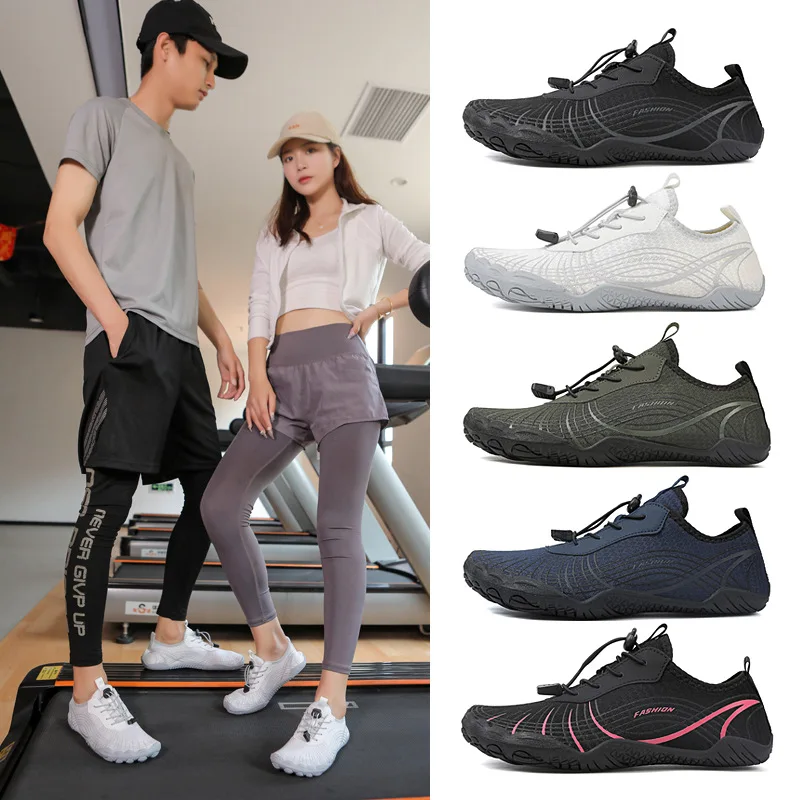 

Summer Sea Aqua Water Shoes Barefoot Men Beach Shoes Adults Swimming Shoes Unisex Size 35-46 Five-finger Swimming Shoes