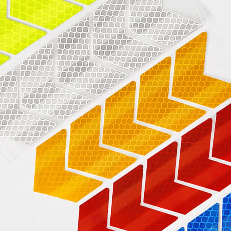 

Светоотражающие наклейки для мотоциклов и автомобилей: предупреждающие, направляющие, задние, в виде стрелок, для ночной езды