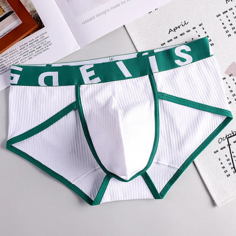 

Мужское нижнее белье, комфортное, треугольное, со средней талией, хлопковое, свободное, дышащее