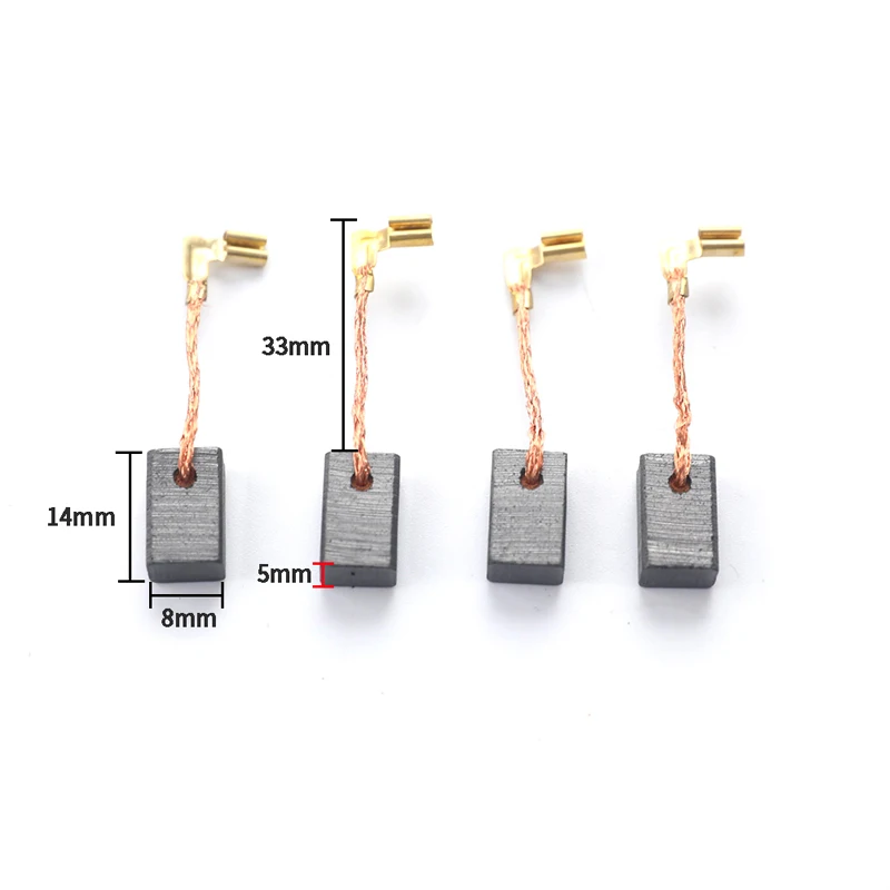 4Pcs Carbon Brushes For  GA 5030 CB-459 Angle Grinder Carbon Brushes.
