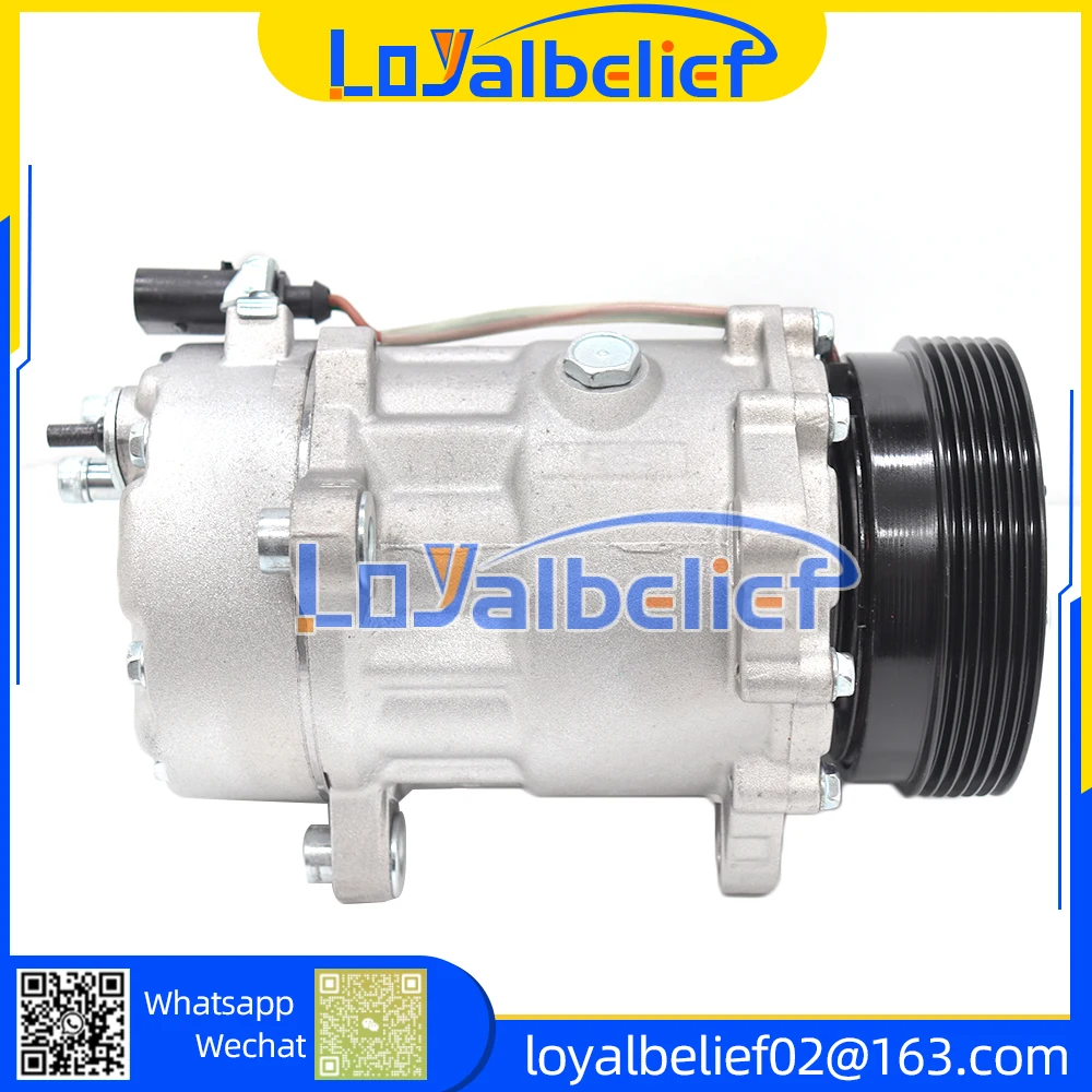 

SD7V16 Auto AC Air Conditioning Compressor For Volkswagen Beetle Golf Jetta 1.8 1.9 2.0 2.8 L 1J0820805 1J0820803A