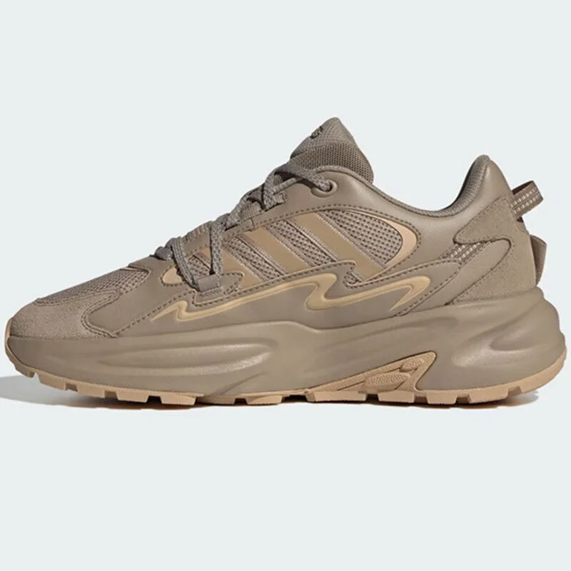 

Adidas New Trefoil Легкие амортизирующие уличные унисекс туфли для папы на толстой подошве, простой дизайн, универсальный стиль, формирующая ногу в стиле ретро, спортивная повседневная обувь для папы, классическая модель Ozwave Surge, износостойкая повсед