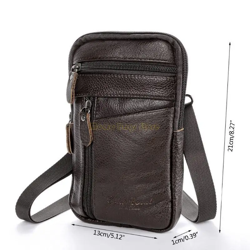 X90D Men's Men's Genuine Fashion Passion Bag Bag Bag Crossder Crossbody Pack