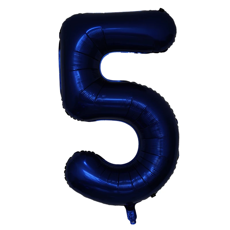 40Inch Navy Blue Number Foil Balloon 0-9 Digital Globos Children Birthday Party Decoration Baby Shower Toy Kids Graduation Gifts - view 6