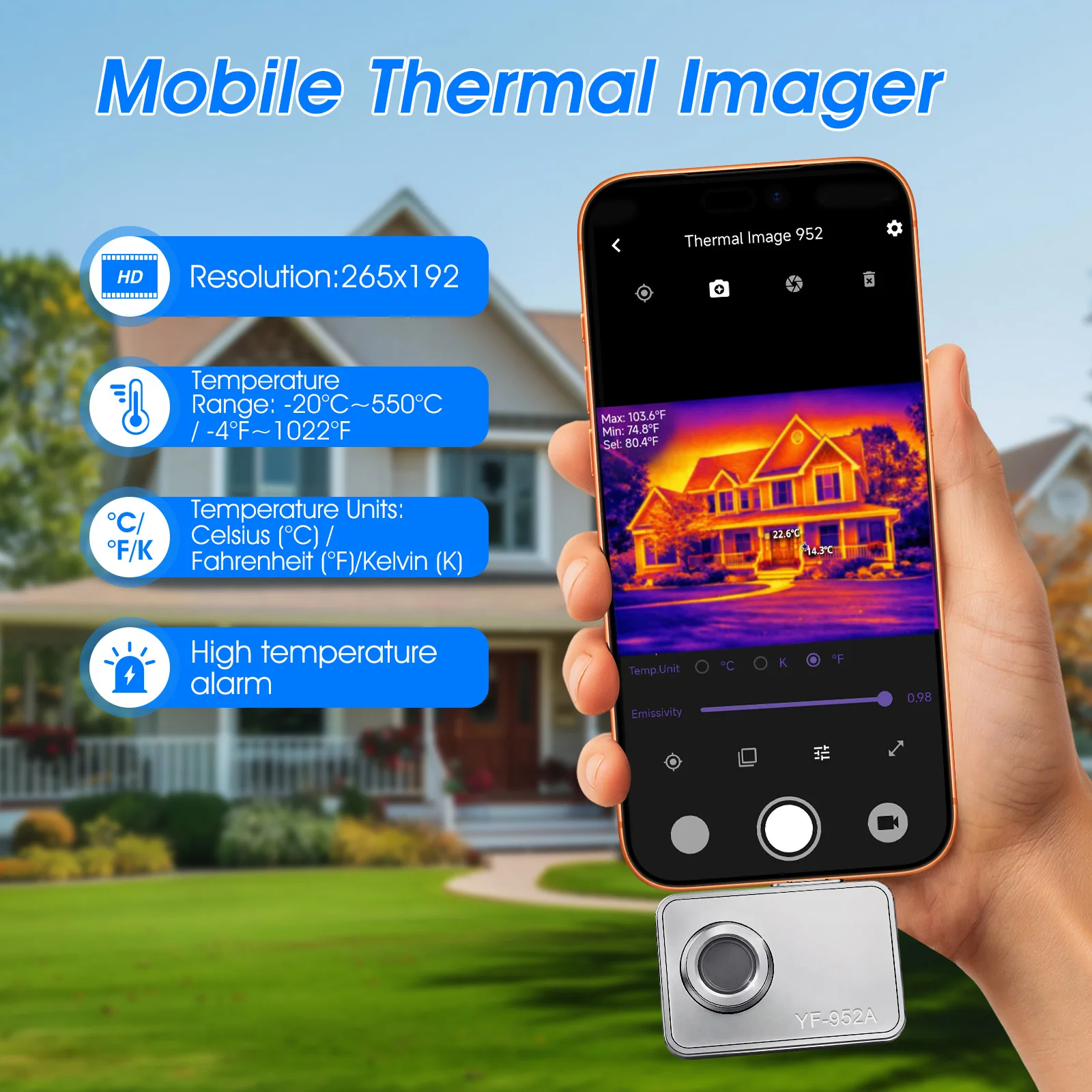 กล้องถ่ายภาพความร้อน HP-952A ส - Thermal Imaging Camera Pcb Repair บทวิจารณ์และราคา