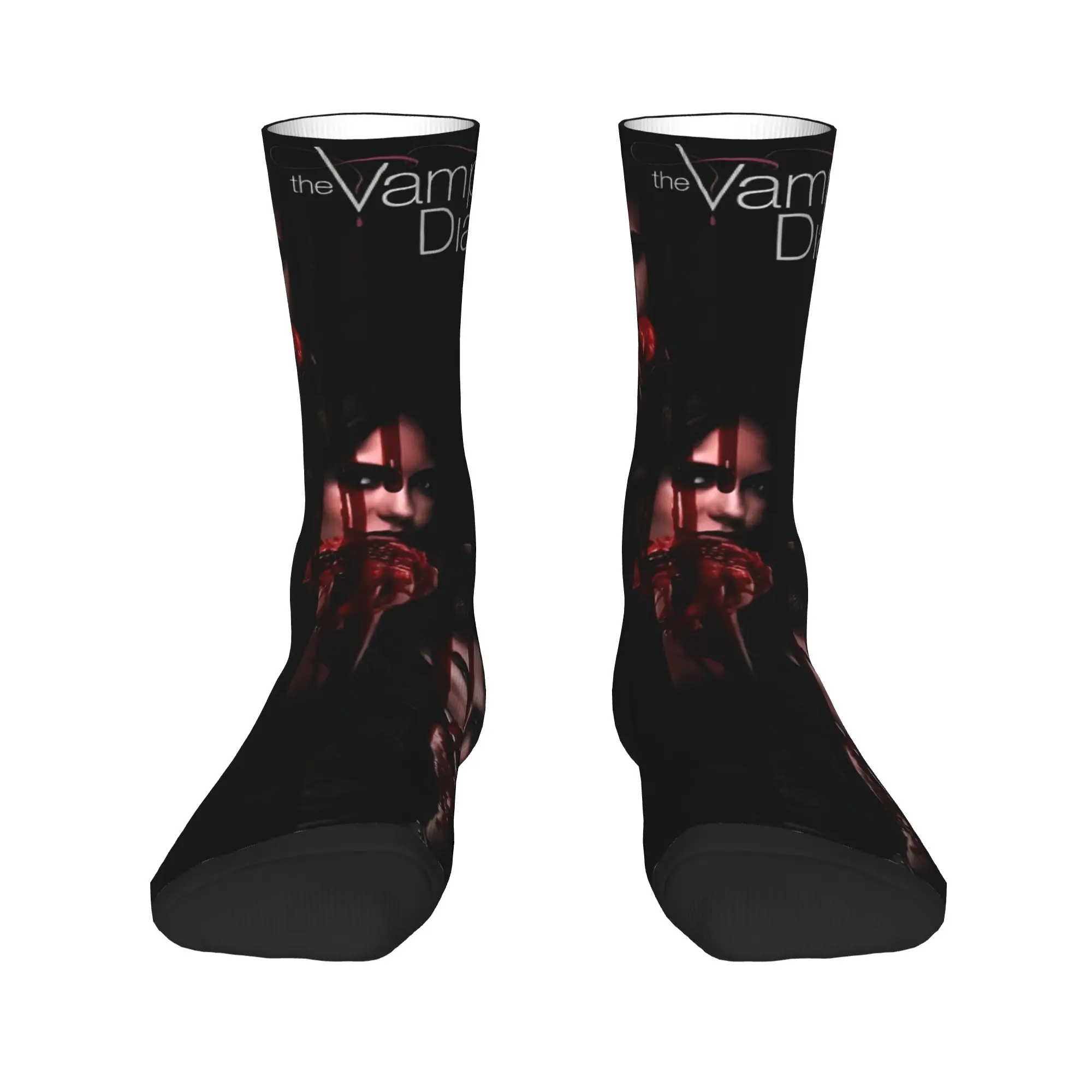 يوميات مصاص الدماء ديمون سلفاتوري الجوارب جوارب أنيقة للجنسين الرجال في الهواء الطلق جوارب رياضية الخريف تصميم عدم الانزلاق الجوارب