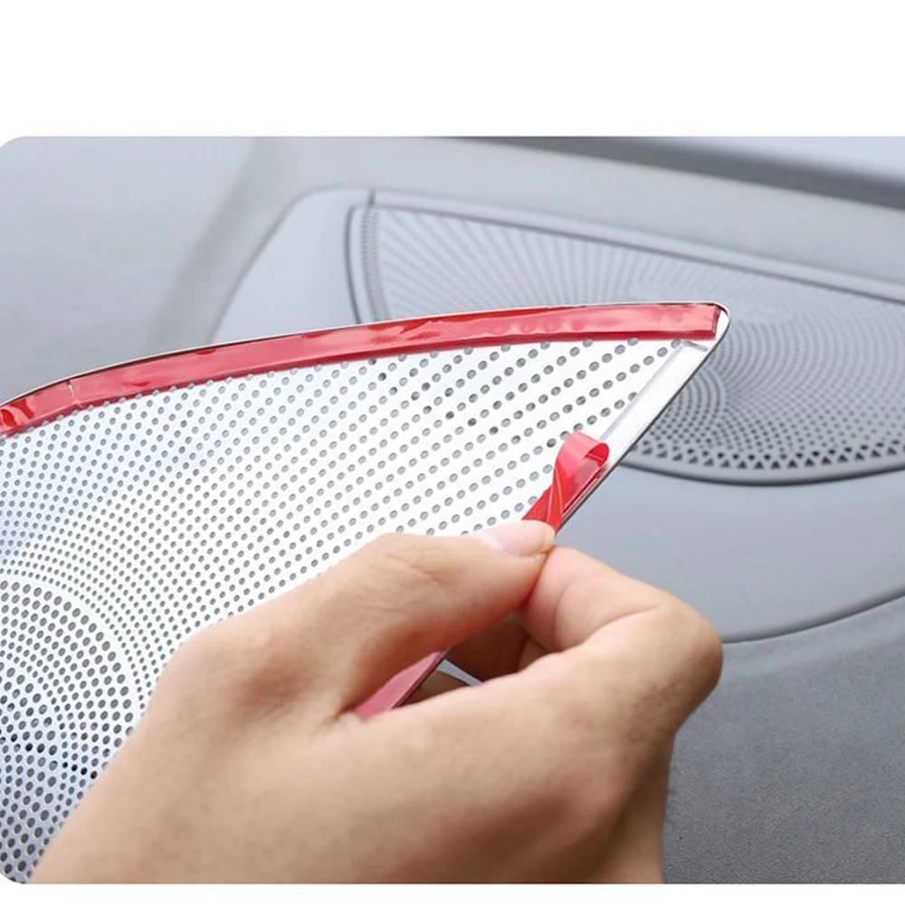 ل DongFeng voyah حالم 2025 الفولاذ المقاوم للصدأ لوحة القيادة الوسطى غطاء القرن تقليم السيارات الداخلية ملصق السيارات قرون لوحة #3