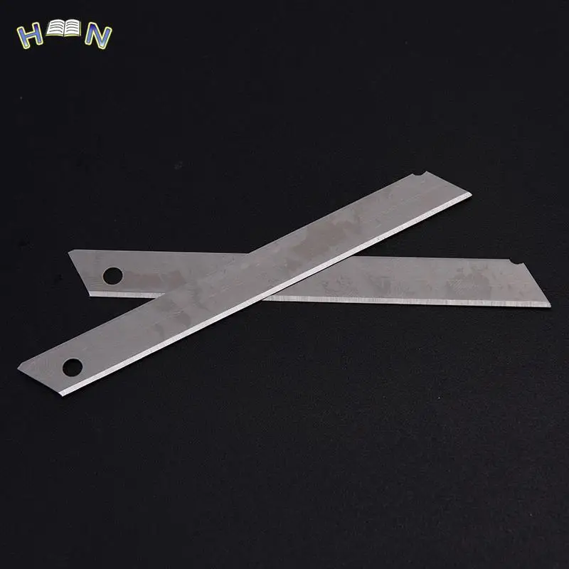 10/box X9mm Stainless Steel Snap Off Letter Cutter Opener Plastic Replacem Utility Knife Blades