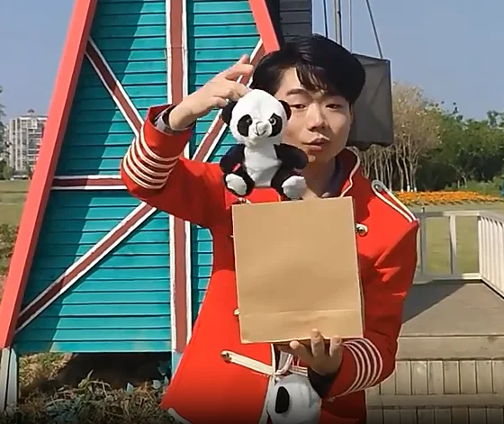 Changeable Panda by J.C Magic Funny Stage Magic Trick Pandas Appear from Bag Illusion Gimmick Props for Kids Show