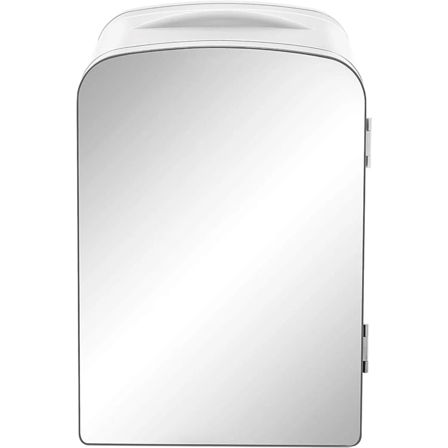 

Portable Mirrored Personal Fridge 4L Mini Refrigerator, Skin Care, Makeup Storage, Beauty, Serums & Face Masks, White