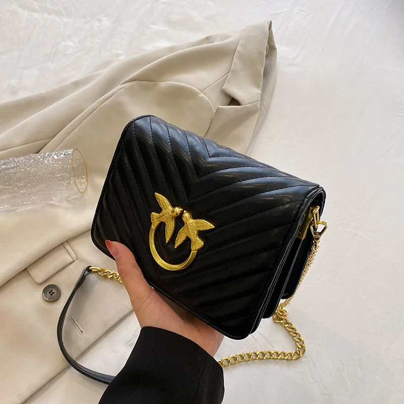 

Trendy Niche Chain Square Bag, Women's Chic Crossbody Purse, Day to Night Shoulder Tote, Casual Sling Bag, Minimalist Top Handle