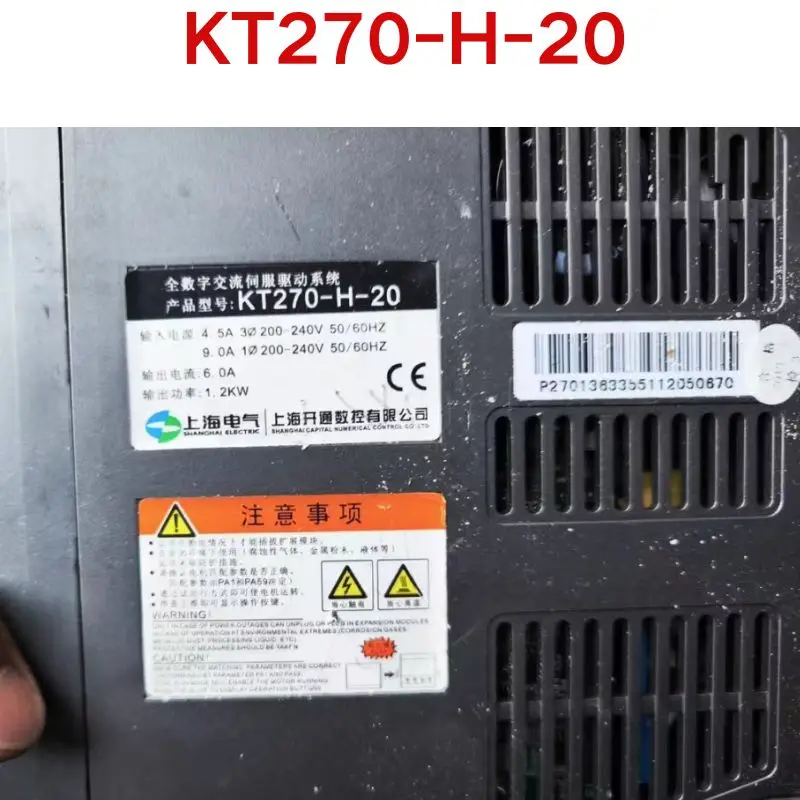 Second-hand test OK  Servo Drive KT270-H-20