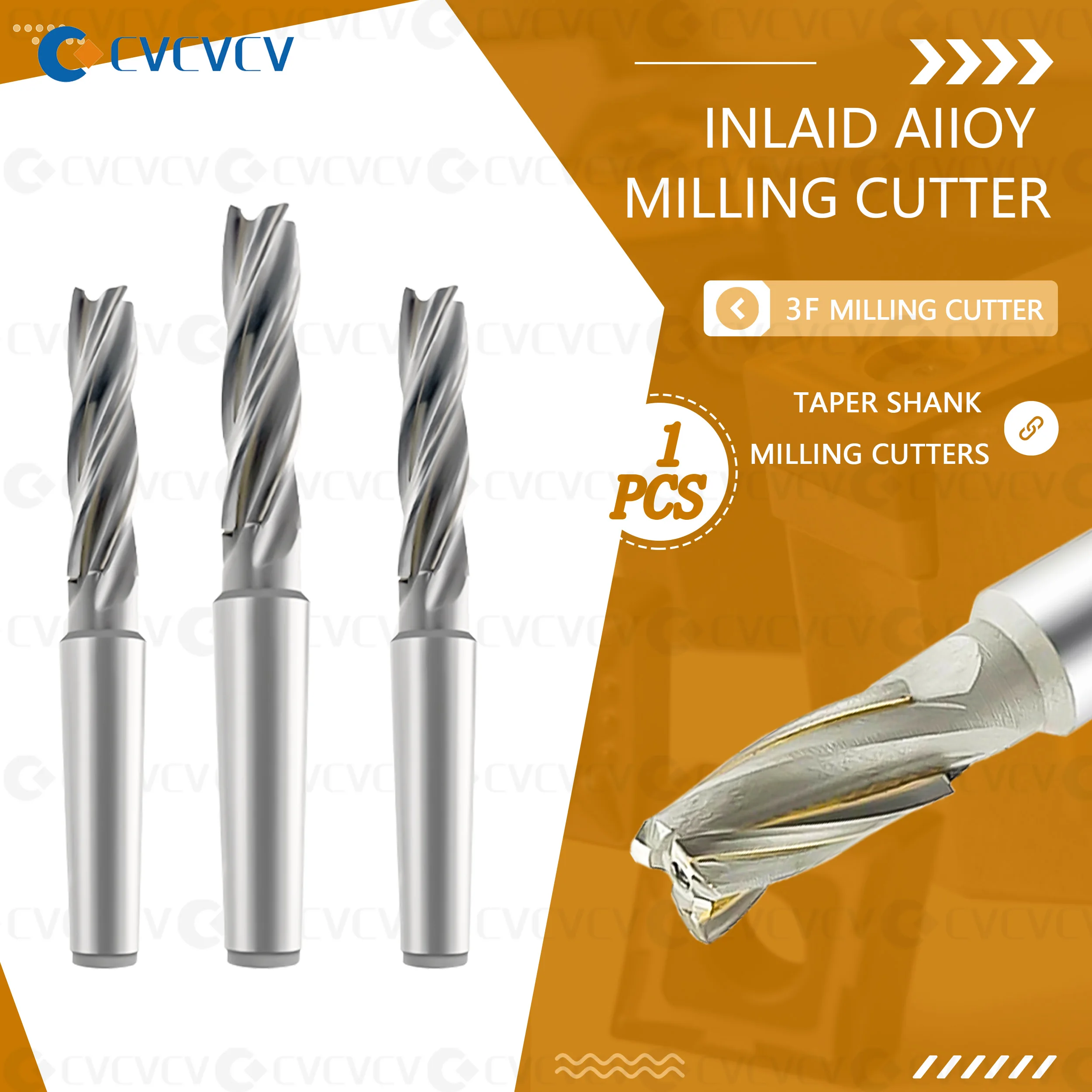 Carbide Milling tools BK10 20x38x137-F4-MT3  Sharp Blades Edge Carbide Embedded Taper Shank Spiral Milling BK30 CNC Lathe Tools