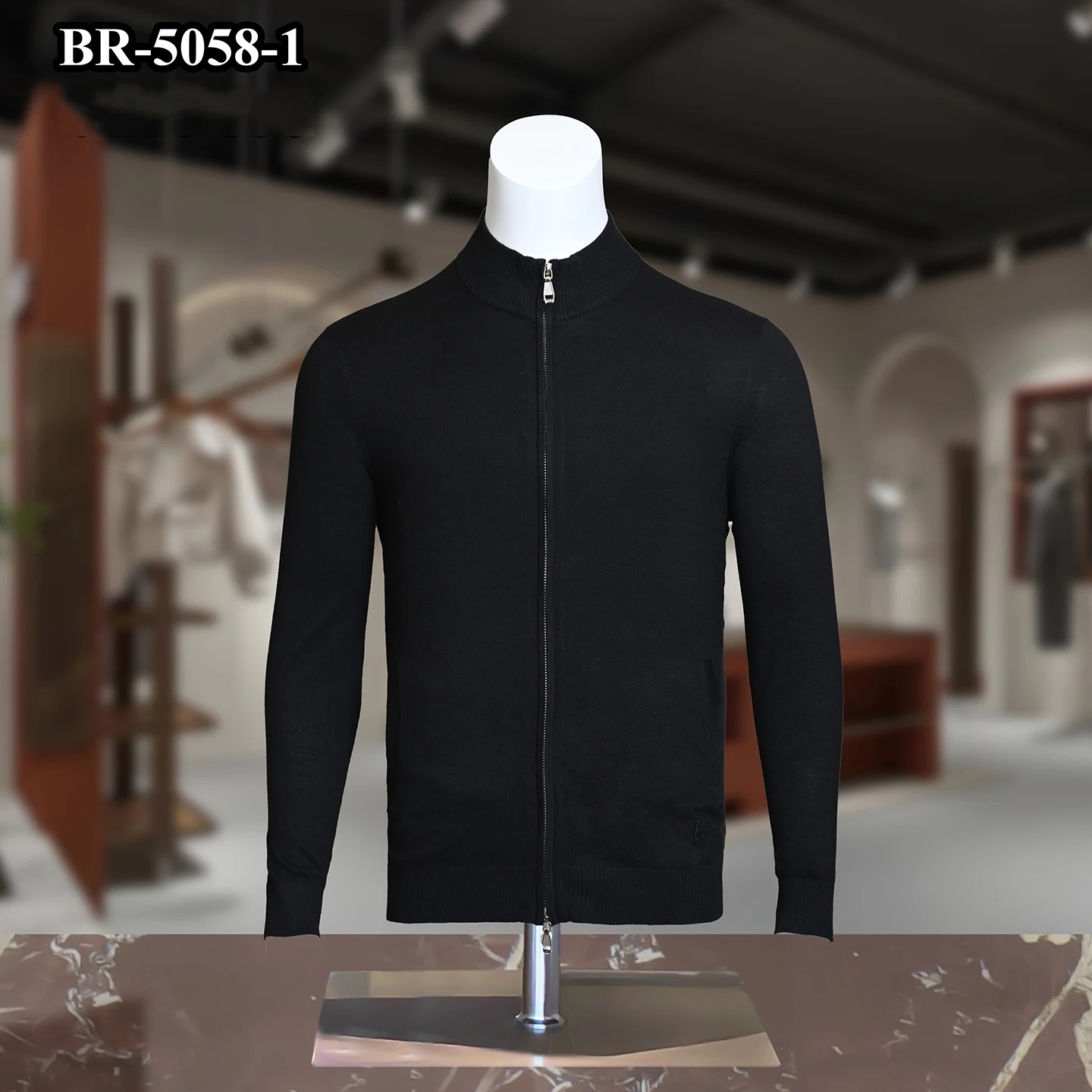 

Мужской свитер BLSK CPRT, новинка 2025, теплый прямой кардиган с длинными рукавами, удобный вязаный эластичный свитер на молнии, высокое качество, большой размер M-4XL