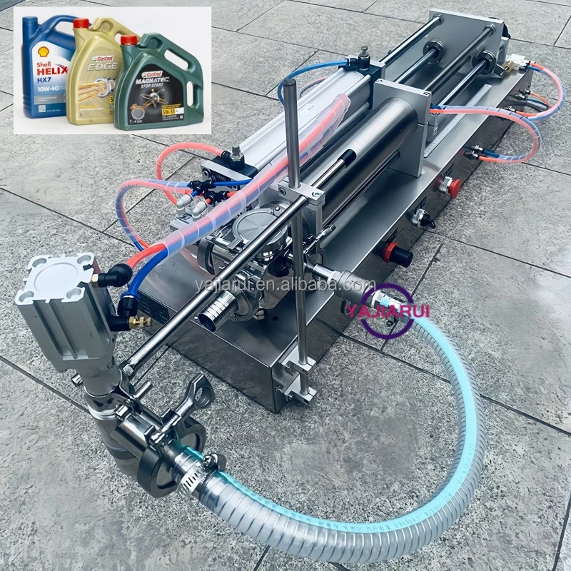 

High Quality Stainless Steel 10-5000Ml Manual Filling Machine Pneumatic Fluid Filling Machine With Anti-Drip Device