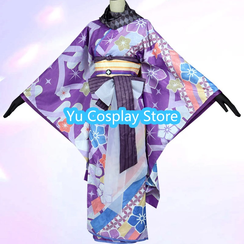 Akemi Homura Cosplay Costume Anime Puella Magi Madoka Magica Cosplay Kimono Dress Party Suit Halloween Uniforms Custom Made image 2