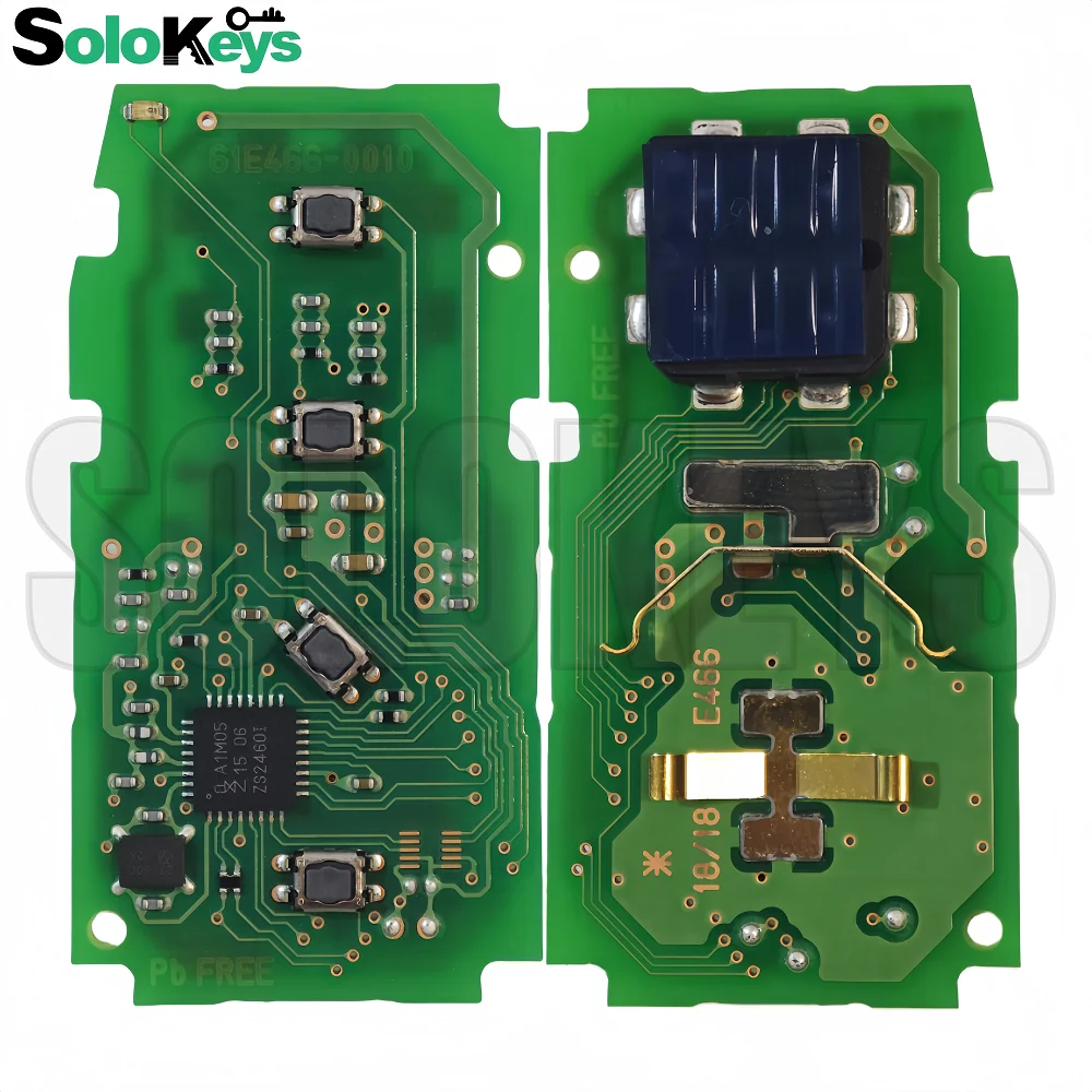 SOLOKEYS FCC ID: B2U2K2R Kunci Pintar Asli untuk TOYOTA Corolla ALTIS 2019-2021 433MHZ 4A HITAG AES Chip P/N:61E466-0010