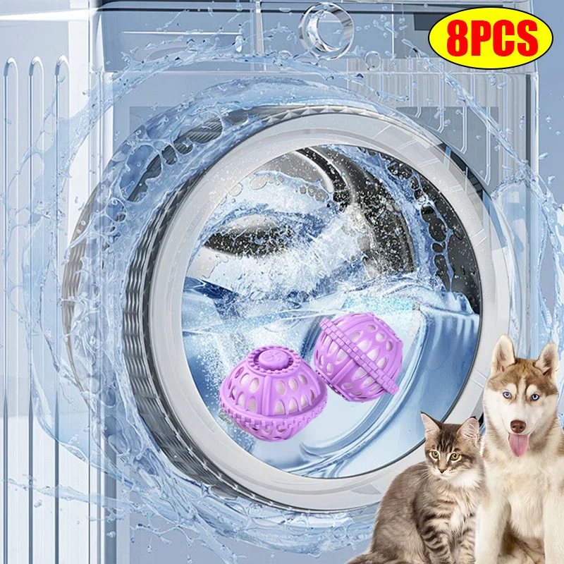 Pet Hair Catcher Ball Reusable Washing Machine Cleaning Ball Wear Resist Magic Laundry Balls Dirty Collection Tools
