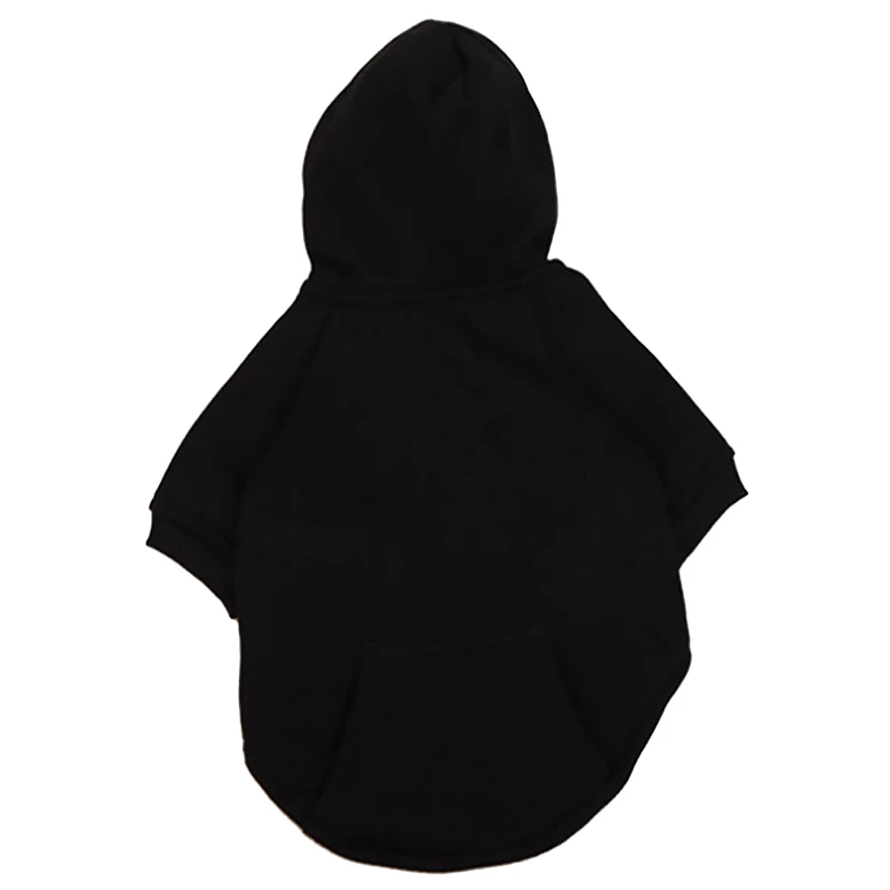 

Hoodie Sweater Cotton Coat Puppy Warm Clothes Black Costume Winter Pet Jacket Dog Cotton Clothes Puppy Hoodie Sweater Dog Black