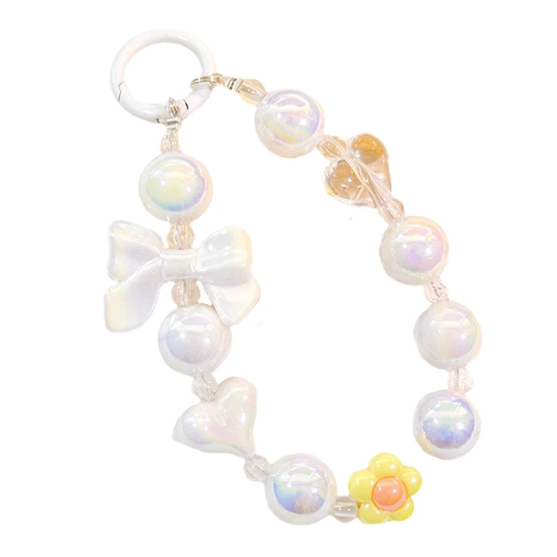 أنيقة حبة الهاتف الحبل الأزياء سحر الهاتف حزام متعددة الاستخدام ملحق لسلسلة المفاتيح الهاتف الذكي الديكور الاستخدام اليومي