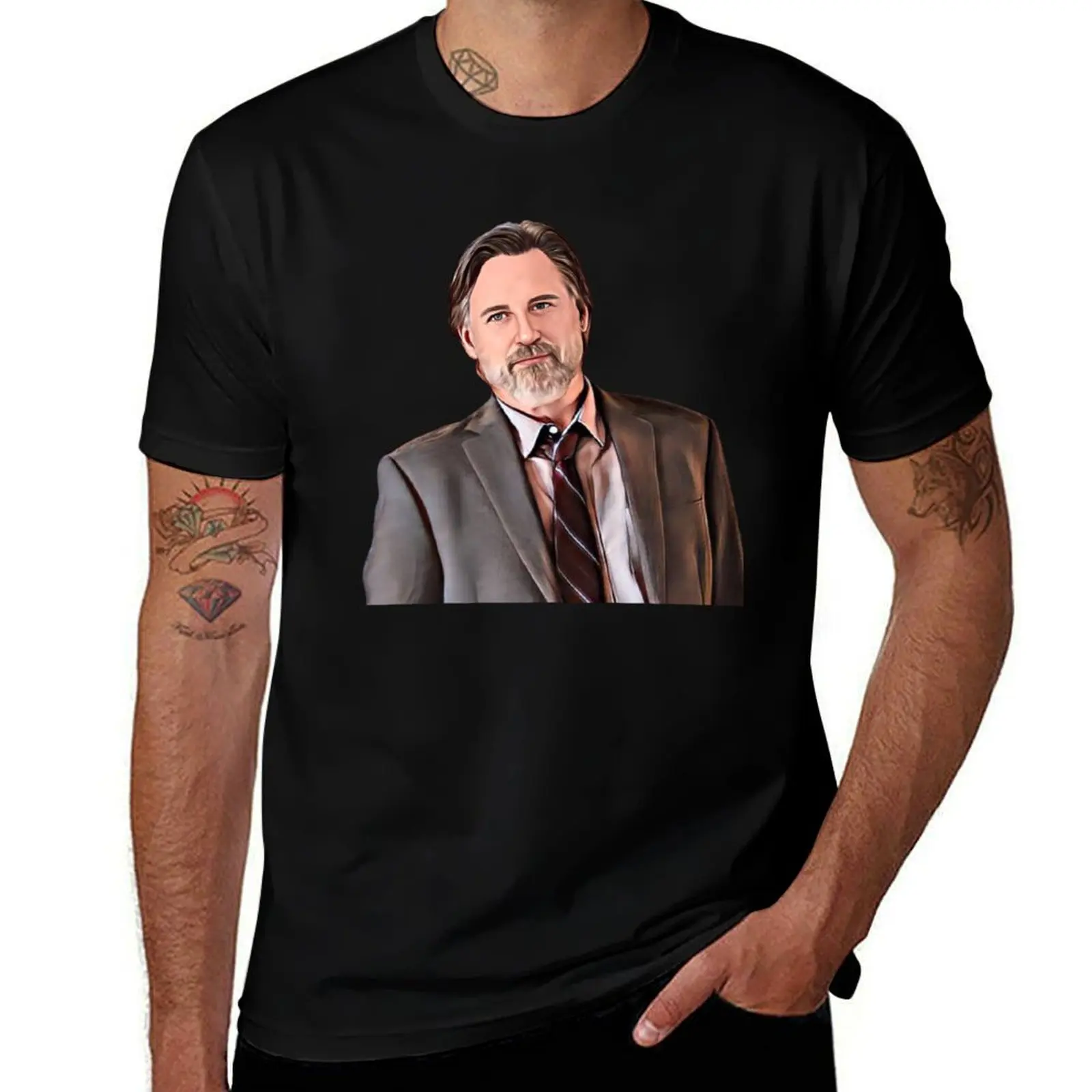 Detective Harry Ambrose T-Shirt Minimalist Plain Crew Neck T-Shirt