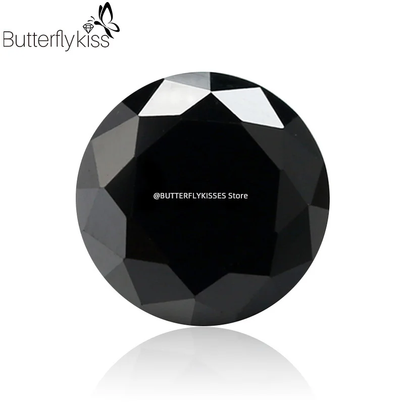 Butterflykiss 0,5/1CT Moissanit-Losesteine Günstigster D VVS1 Weiß Schwarz Grün Blau Runder Schliff Moissanita Laborgezüchteter Diamant – Detail 14