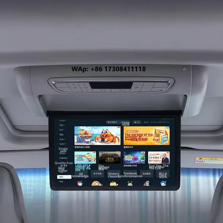 

Trendy Lu Shang 653 Interior LCD 15.6 Inch Luxury Elf GL8 ES ABS Overhead TV Rear Seat Car Display Screen Modification Kit